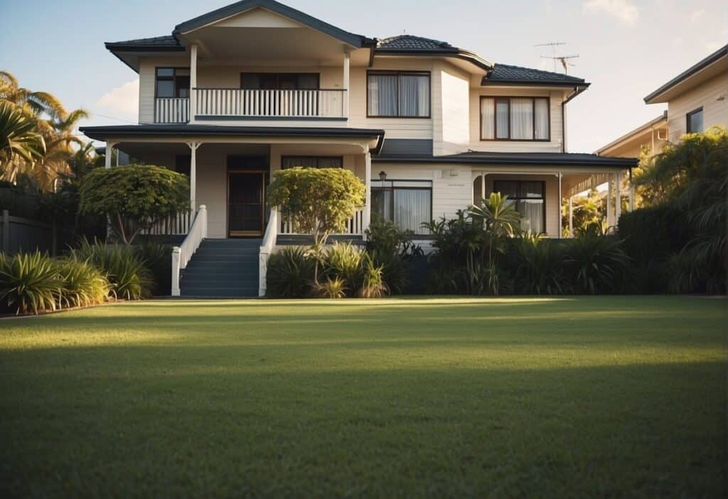 Perfectly maintained Australian yard